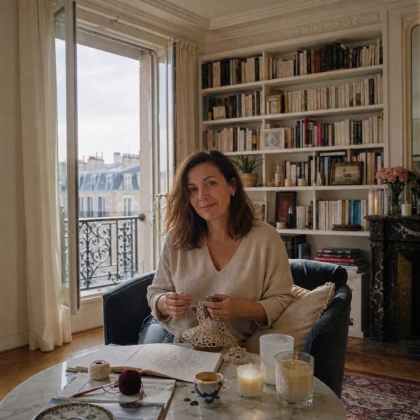 Élise Dumont — artisane en frivolité